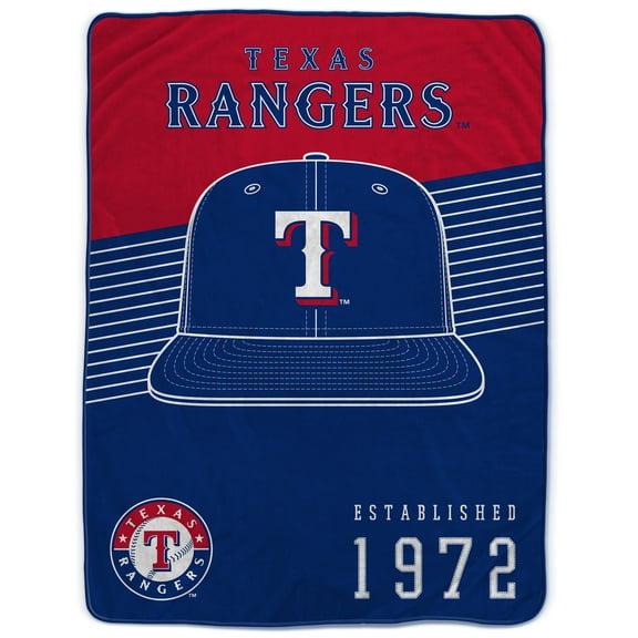 Pegasus Texas Rangers 60- x 80- Hat Stripes Throw Blanket