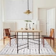 thumbnail image 3 of ReaLife Machine Washable Rug - Stain Resistant, Non-Shed - Eco-Friendly, Non-Slip, Family & Pet Friendly - Made from Premium Recycled Fibers - Moroccan - Ivory - 5' x 7', 3 of 6