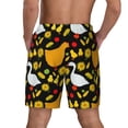 thumbnail image 3 of Kdxio Farm Goose Print Men'S Swim Trunks With Compression Liner 7 Inch Inseam Quick Dry Swim Shorts, 3 of 7