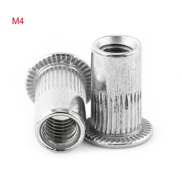 Blind Rivet Nut,M3-M8 Flat Head Threaded Machine Screws Flat Screw Best in its Class