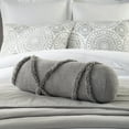 thumbnail image 4 of Mina Victory Life Styles Distressed Diamond 6" X 20" Grey Indoor Throw Pillow, 4 of 7