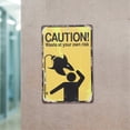thumbnail image 4 of Warning Caution Sign Danger Sign Caution Safety Sign Warning Sign Metal Safety Sign, 4 of 6