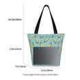 thumbnail image 5 of Fotbe Lemon Ice Cream Pattern Beach Tote,Shoulder Handbag,Spacious Tote Bag,Lightweight Travel Bag,Versatile Shopping Bag, 5 of 9