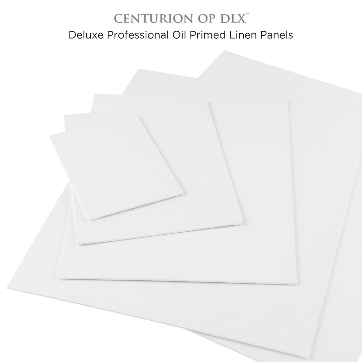 Centurion Deluxe Professional Oil Primed Linen Canvas Panels - 9"x12" - 6 Pack of Linen Canvases for Painting, Artwork and More
