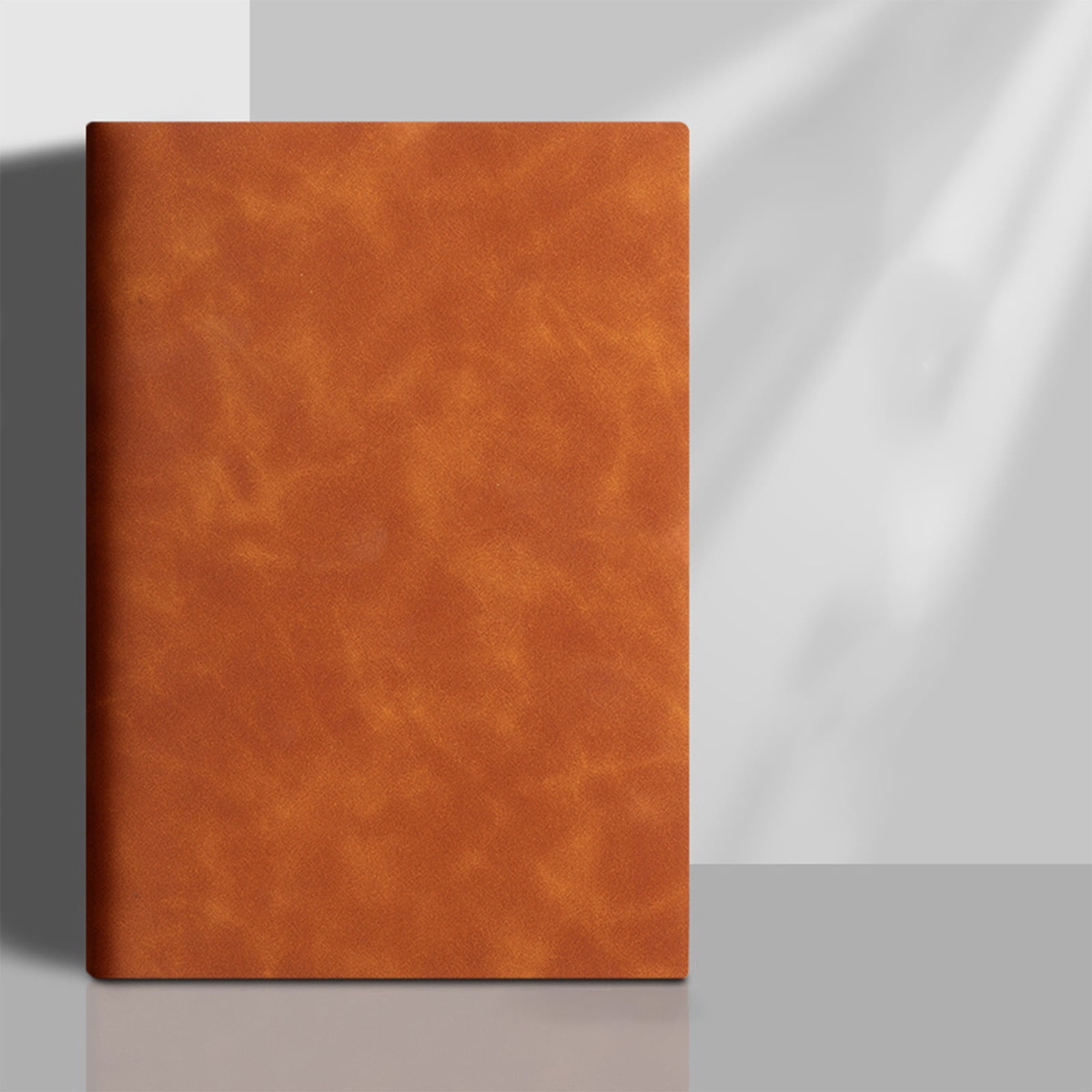 HBBKVI 2 Pack Notebook, A5 Imitation Sheepskin Notepad Review Notebook Thickened Business Work Diary Firm Efficient Office Softcover Book