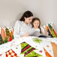 thumbnail image 4 of Manfei Green Queen Comforter Set Xmas Tree Comforter Sets Queen, Green White 3-Pieces 1 Comforter and 2 Pillowcases, Xmas Reversible, 4 of 6