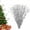 Silver, variant on Christmas Glitter Curly Picks Berry Stems Christmas Berry Picks Sprays Glittered Twigs 17" Golden Fake Christmas Picks for Christmas Tree Topper Wreath Garland Decoration Floral Arrangement,12 Pcs