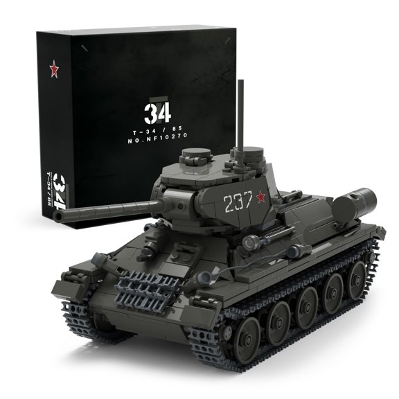 Set de construcción Nifeliz T34/85 Tank WW2 Military 818 piezas NF10270