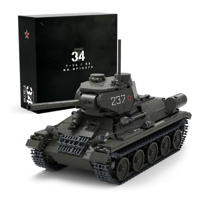 Set de construcción Nifeliz T34/85 Tank WW2 Military 818 piezas NF10270