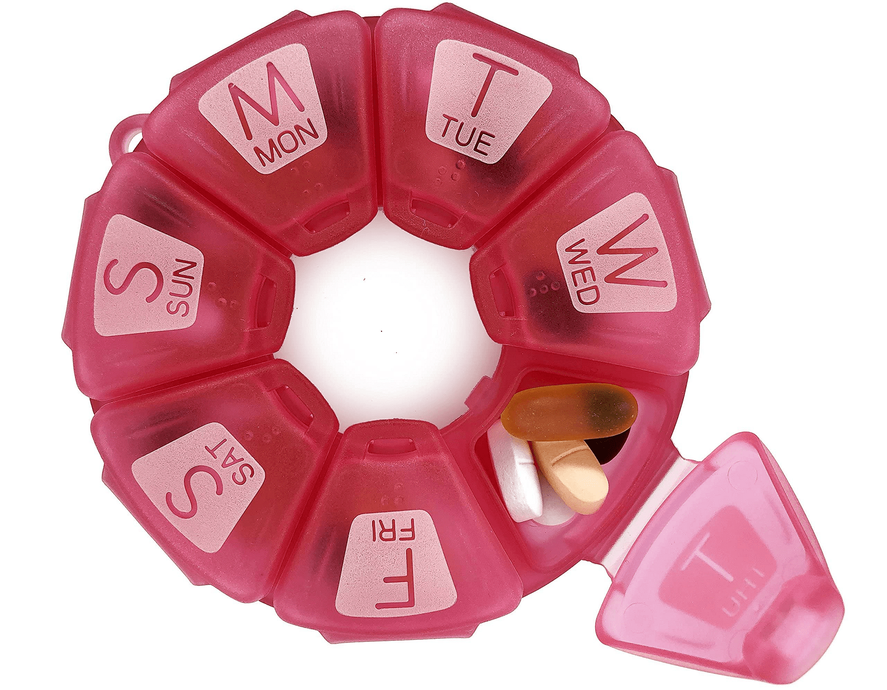 7 Day Pill Organizer, Weekly Pill Box Medicine Organizer for Daily