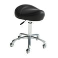 thumbnail image 3 of Elodie Saddle Stool Adjustable Nail Beauty Pulley Work Chair for Lab Salon Manicure Black, 3 of 8