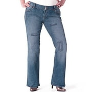 Women's Plus Deconstructed Denim Jean