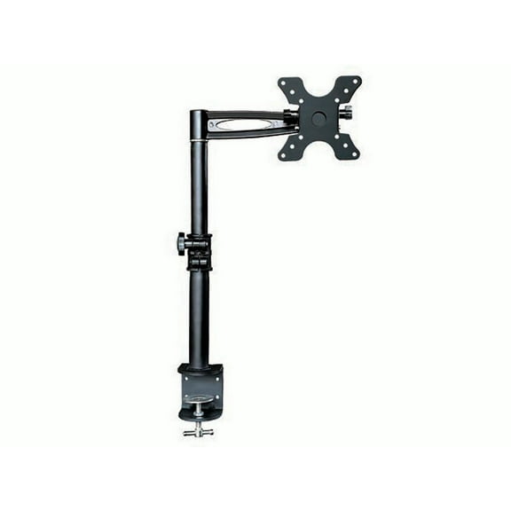 Monoprice 2-Way Adjustable Tilting Desk Mount Bracket - Black For 13-30 Inch Monitors