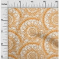 thumbnail image 2 of oneOone Polyester Spandex Dark Peach Fabric Asian Block Mandala Fabric For Sewing Printed Craft Fabric By The Yard 56 Inch Wide, 2 of 4
