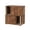 Brown, variant on Panapinka Modern Wooden End Table & Pet House, Double Cat Litter Box Enclosure with Built-in Scraping Posts & Hidden Compartments, Large Enclosed Indoor Design for Two Cats