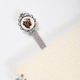 thumbnail image 2 of Paw prints Silver Lace-Edged Bookmark: Gift for Book Lovers and Readers | Reading Accessories | Book Accessories, 2 of 5