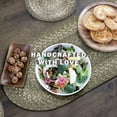 thumbnail image 2 of Homespice - Grey Cloud Braided Table Runner, a Thick Table Runner of Jute to Use as a Long Table Runner on Dining Table - Tightly Stitched, Flawless Edges - Premium Grey Table Runner, 11x36 Inches, 2 of 9