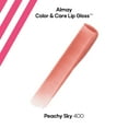 thumbnail image 4 of Almay Color & Care Hydrating Lip Gloss, Hypoallergenic, 400 Peachy Sky, 0.1 fl oz, 4 of 11