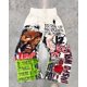 thumbnail image 3 of Traje deportivo para hombre con estampado de grafiti de hip hop, sudadera con cremallera y pantalones deportivos, conjunto de 2 piezas, chándal para hombre, pantalones casuales, ropa, 3 of 5