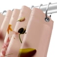 thumbnail image 5 of Shivering Waterproof Bathroom Curtain Set with Hooks - Printed Bathroom Curtains for Home Decoration, 5 of 6