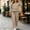 Khaki, variant on Women's Gingham Plaid Two Piece Set Long Sleeve Peplum Top and Wide Leg Pants with Pockets for Home Travel Daily Wear