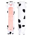 thumbnail image 1 of Almohada corporal de felpa con estampado de patas de vaca para niños, 58 cm, 1 of 6
