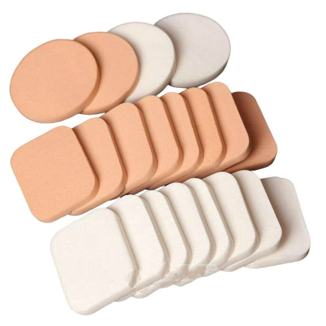 20pcs Tablets Make Up Sponge Makeup Powder Dry Wet Wet Powder Puff Sponge Pad
