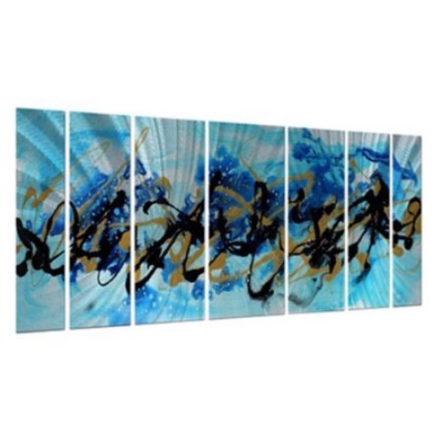 Under The Sea Metal Wall Art Set of 7 66W x 23.5H in.