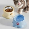 thumbnail image 3 of Sturdy Tip- Raised Pet Bowl Holder with Tilting Design for Cat and Dog Food Water Meals Indoor Outdoor Use, 3 of 8