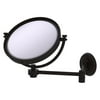 Allied Brass WM-6/5X-ORB 8 Inch Wall Mounted Extending Make-Up Mirror 5X Magnification, Oil Rubbed Bronze