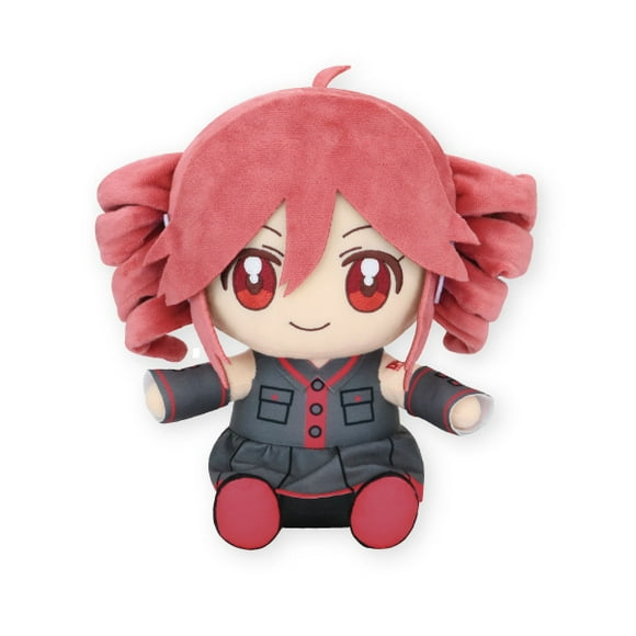 Kasane Teto Peluche Décontractée, Poupée Figurine en Peluche Douce et Mignonne de 7,9 Pouces, Tenue Grise de Chanteur Virtuel UTAU Teto Peluche