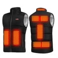 thumbnail image 1 of Chaleco térmico y chaqueta con calefacción eléctrica de nueve zonas y doble control, carga USB, 1 of 3