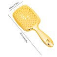 thumbnail image 4 of Peine para el cabello enredado, cepillo para desenredar el cabello, herramientas de estilismo para el cabello de salón galvanizadas, 4 of 8