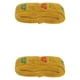 thumbnail image 1 of Cateissary Rollo de cinta Jacquard de costura de estilo nacional, decoración para manualidades, verde hierba 2piezas Amarillo 45 mm x 7 m, 1 of 6