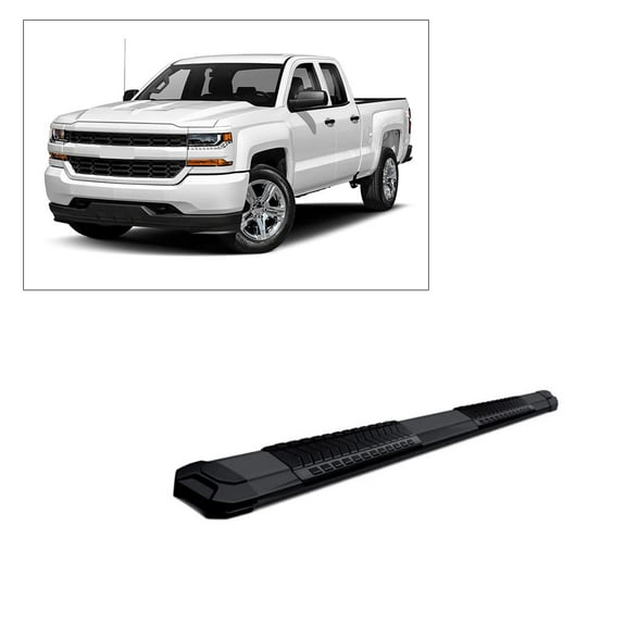 Black Horse Off Road RNGMSIL76BK Cutlass Running Boards for Chevy Silverado