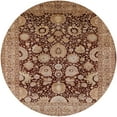 thumbnail image 1 of Ahgly Company Machine Washable Indoor Round Industrial Modern Saffron Red Area Rugs, 6' Round, 1 of 7