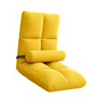 thumbnail image 4 of Silla suelo con respaldo, sofá, sillón suelo, sofá para dormitorio, suave para adultos y niños, apartamento, para ver la televisión, sillón Amarillo, 4 of 8