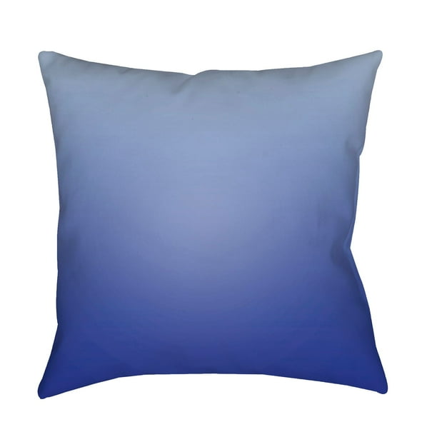 18" Sky Blue Solid Square Throw Pillow Cover