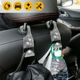 thumbnail image 6 of Universal Car Vehicle Back Seat Headrest Hanger Holder Hook for Bag Purse Cloth Drink Grocery, Set of 4, 6 of 8