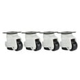 thumbnail image 2 of 4 ruedas niveladoras retráctiles de 1,5" para maquinaria industrial, ruedas giratorias con capacidad de 220 lb, 2 of 14