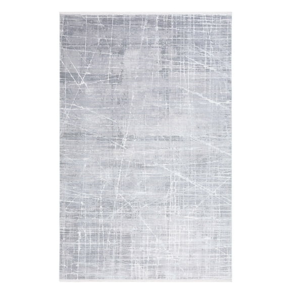 SAFAVIEH Signature Lacklan Abstract Area Rug, Grey/Ivory, 8' x 10'