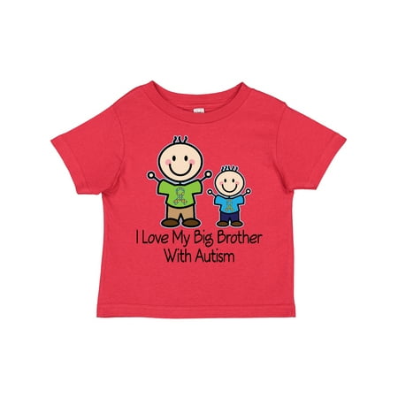 

Inktastic Autism I Love My Big Brother Awareness Gift Toddler Boy Girl T-Shirt