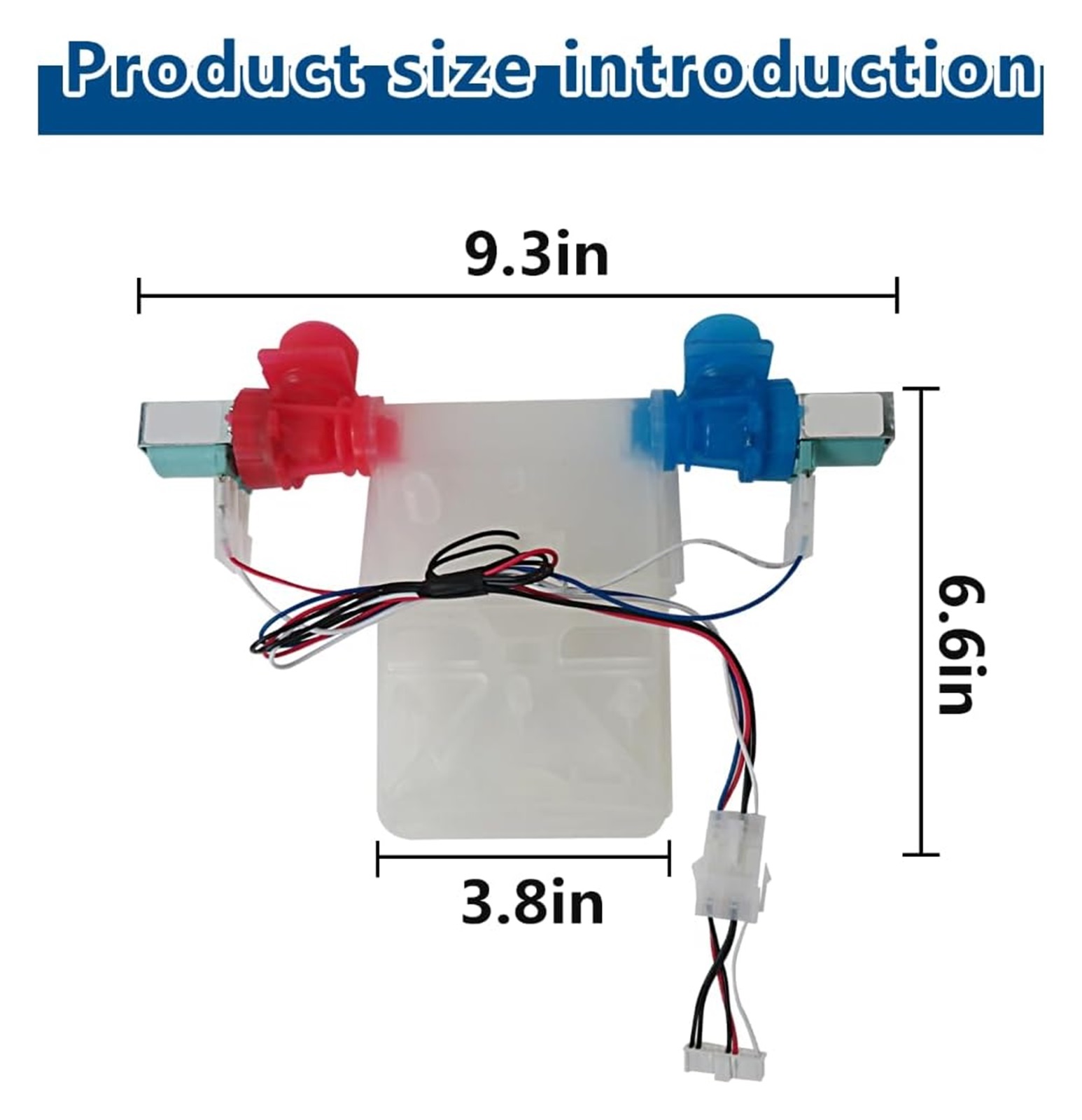 MPXBM Washer Watqer Inlet Valve Replacement W11210459, W11038711, W11210459VP, AP6329217, PS12349267 Fit for Amana NTW4516FW0, NTW4516FW1, NTW4605EW0, NTW4615EW0