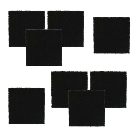 8 Pack 5 1/8" x 5 1/8" x 3/8” Carbon Filters Solder Extractor Filter Replacement Compatible with Hakko/Xytronic/Aoyue Smoke Absorber