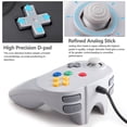 thumbnail image 3 of LUXMO Classic N64 Controller Retro Wired Mini N64 Controller Gamepad Joystick for N64 Home Video Game Console System, 3 of 9