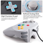 LUXMO Classic N64 Controller Retro Wired Mini N64 Controller Gamepad Joystick for N64 Home Video Game Console System