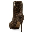thumbnail image 4 of Jessica Simpson Valyn Leopard High Stiletto Heel Pointed Platform Bootie Natural (Natural, 7), 4 of 5