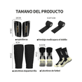 thumbnail image 5 of 6pcs Calcetines Antideslizantes Con Espinilleras Para Fútbol Malubero negro, 5 of 5
