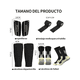 thumbnail image 5 of 6pcs Calcetines Antideslizantes Con Espinilleras Para Fútbol Malubero negro, 5 of 5