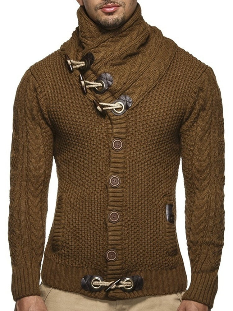 SySea Fall Winter  Men S Knit Sweater  Cardigan  Coat 